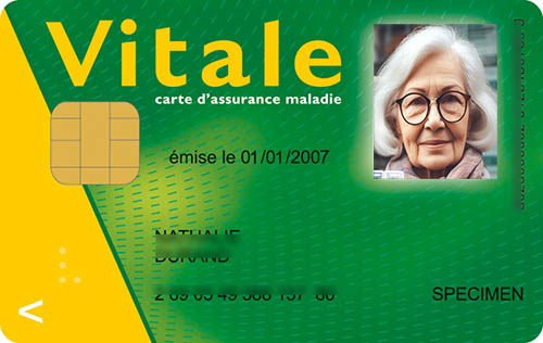 carte vitale mise à jour par la pharmacie Centrale d'Athis-Mons